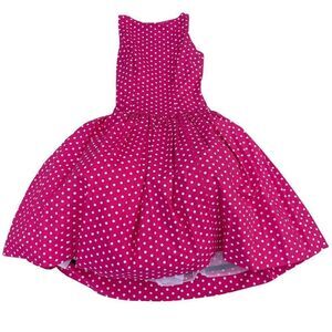 Tracy and Michael Pink White Polka Dot Dress 60’s Petticoat Vintage Women 6